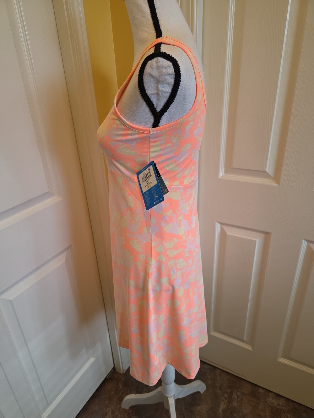 COLUMBIA ORANGE TANK DRESS, SIZE S, NEW - Picture 5 of 13